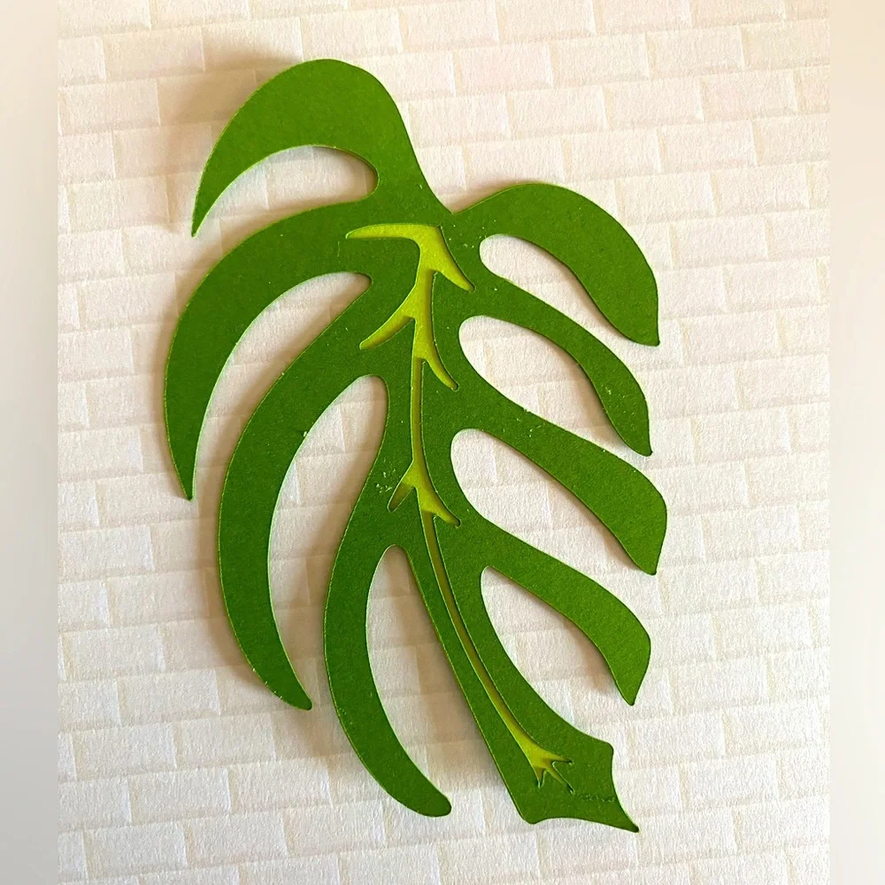 3D Magnet Mini Monstera Tropical Leaf